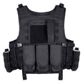 Outdoor Protective Tactical Vest CS Training Hunting Buckle Vest Airborne Magazine Air Gun Color Bullet Protective Vest