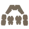 5 Pcs/set Helmet Patches Magic Buckle Tactical Helmet Fastener Sticky Accessories WST-AF Molle System Patch
