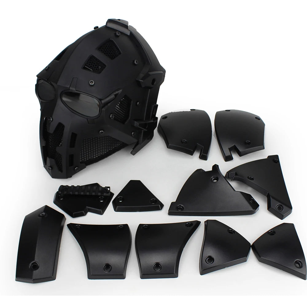 Tactical Helmet High Quality Protective Paintball Wargame Helmet Outdoor Airsoft Shooting Full Mask Protect FAST PC Helmet