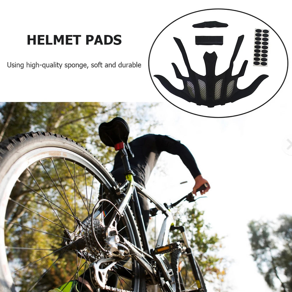 Replacement Sealed Lining Sponge Cycling Helmet Inner Padding Foam Pads Kit