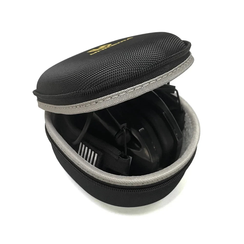 YHKEMA E60X Electronic Shooting Earmuff Anti-noise Headphone Sound Amplification Hearing Protection Headset Foldable with case