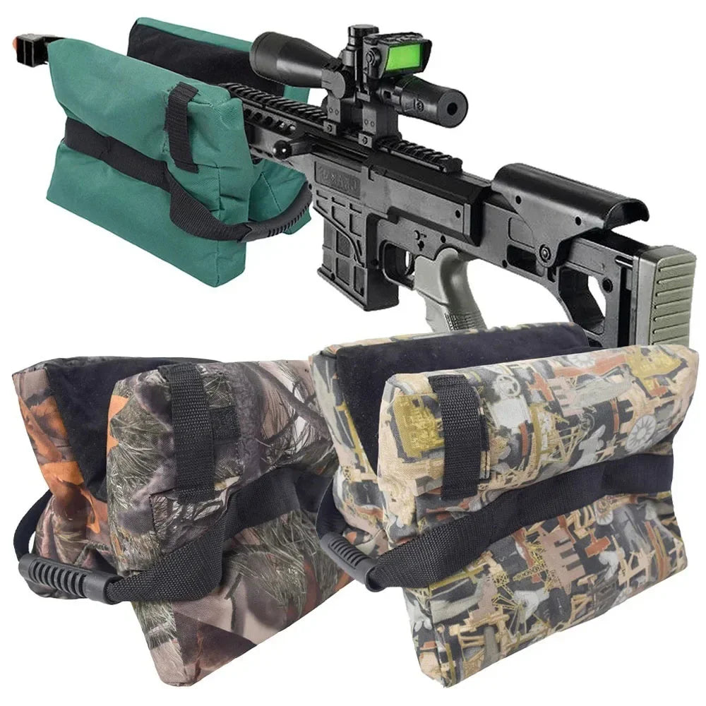 Durable Un-Filled Shooting Rest Bag Target Stand Large Size Sand Bag Bench for Hunting Photography Versatile Support Sandbag