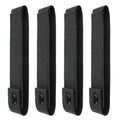 4pcs Outdoor Molle Strap 6 inch Tactical Molle Strap Molle Webbing Straps Attachment Snap Strap Nylon Thumb Snap Straps
