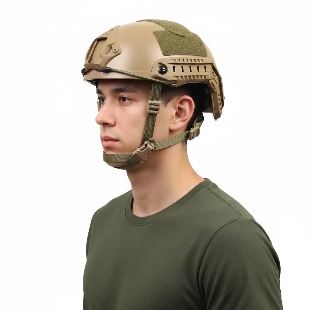 FAST Tactical Helmet ABS Explosion-proof Adjustable Knob Suspension Outdoor Sports Military Fan CS Field Gear