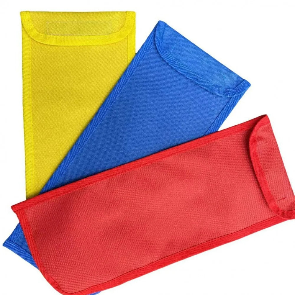 5PCS Camping Tent Stake Bag Oxford Cloth Ground Nails Storage Bag Outdoor Storage Bag Portable Handheld Tool Bag Accessories