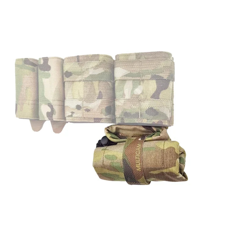 Multicam Dump Pouch Tactical Airsoft EDC Molle Magazine Pouch Outdoor Hunting Recycling Storage Foldable Waist Bag Gear