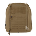 KRYDEX Tactical Zip-on Back Panel MOLLE Helmet Hydration Backpack Bag for Scarab Plate Carrier Vest