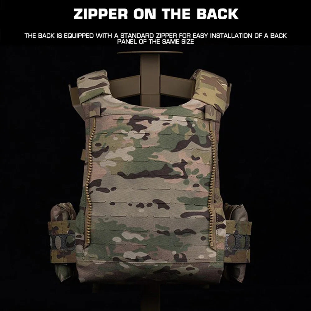 Tactical Vest Ferro FCPC V5 Plate Carrier MOLLE Hunting Vest Back Panel Supplement Pouch Airsoft Shooting Body Armor