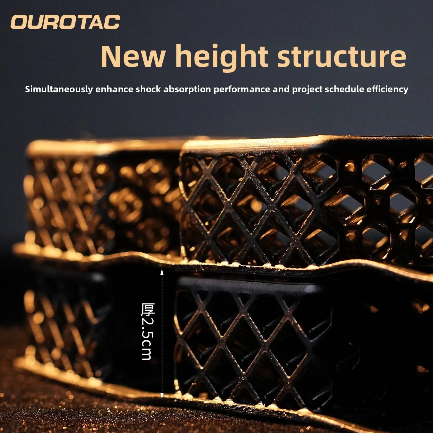 OuroTac Tactical Helmet Cooling Pad, Cushion Pad, Multifunctional Polymer Honeycomb Liner Pad, Breathable and Detachable