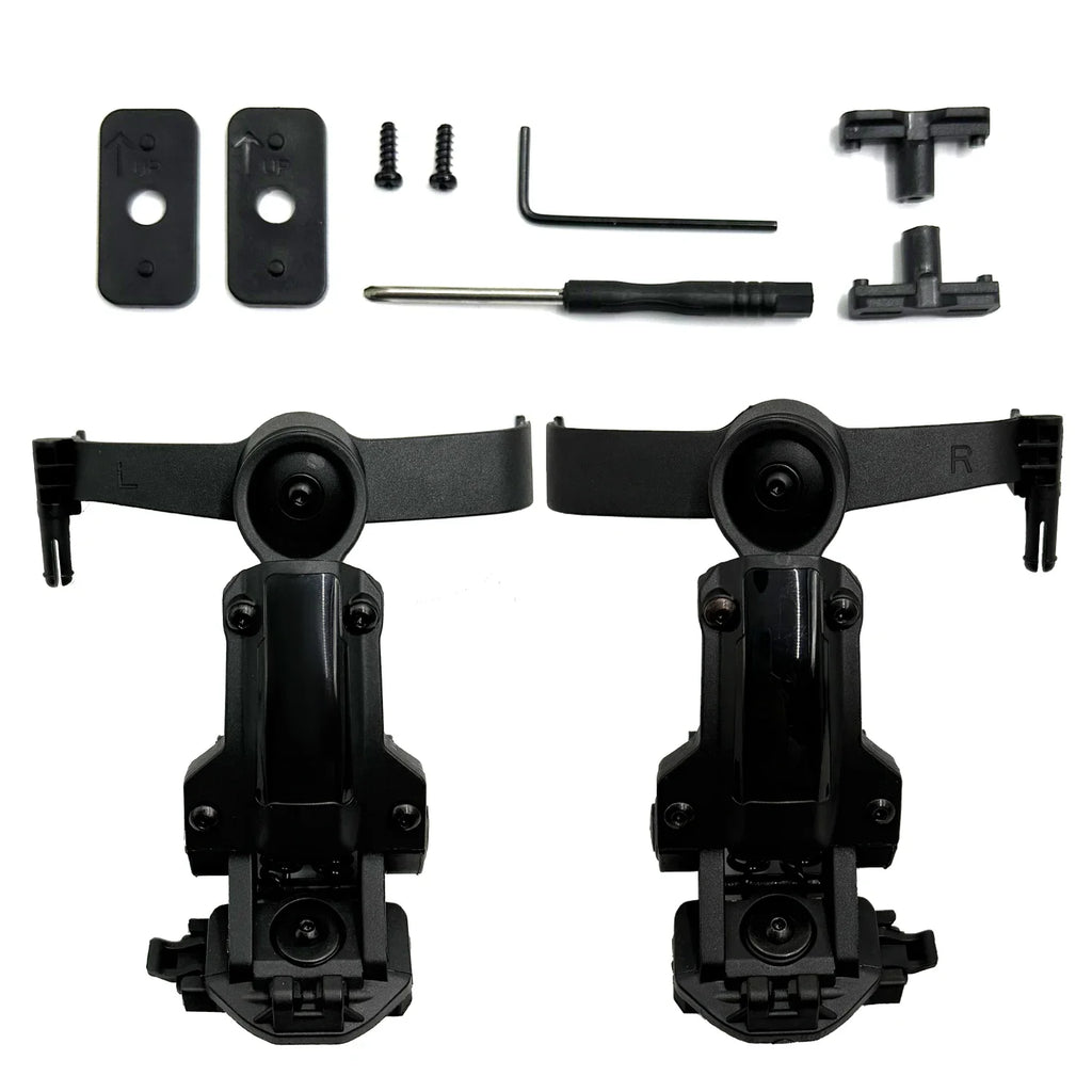 Tactical Helmet OPS CORE ARC/Wendy M-LOK Rail Adapter Helmet Mount is Suitable for Tactical COMTAC II III Shooting Headset