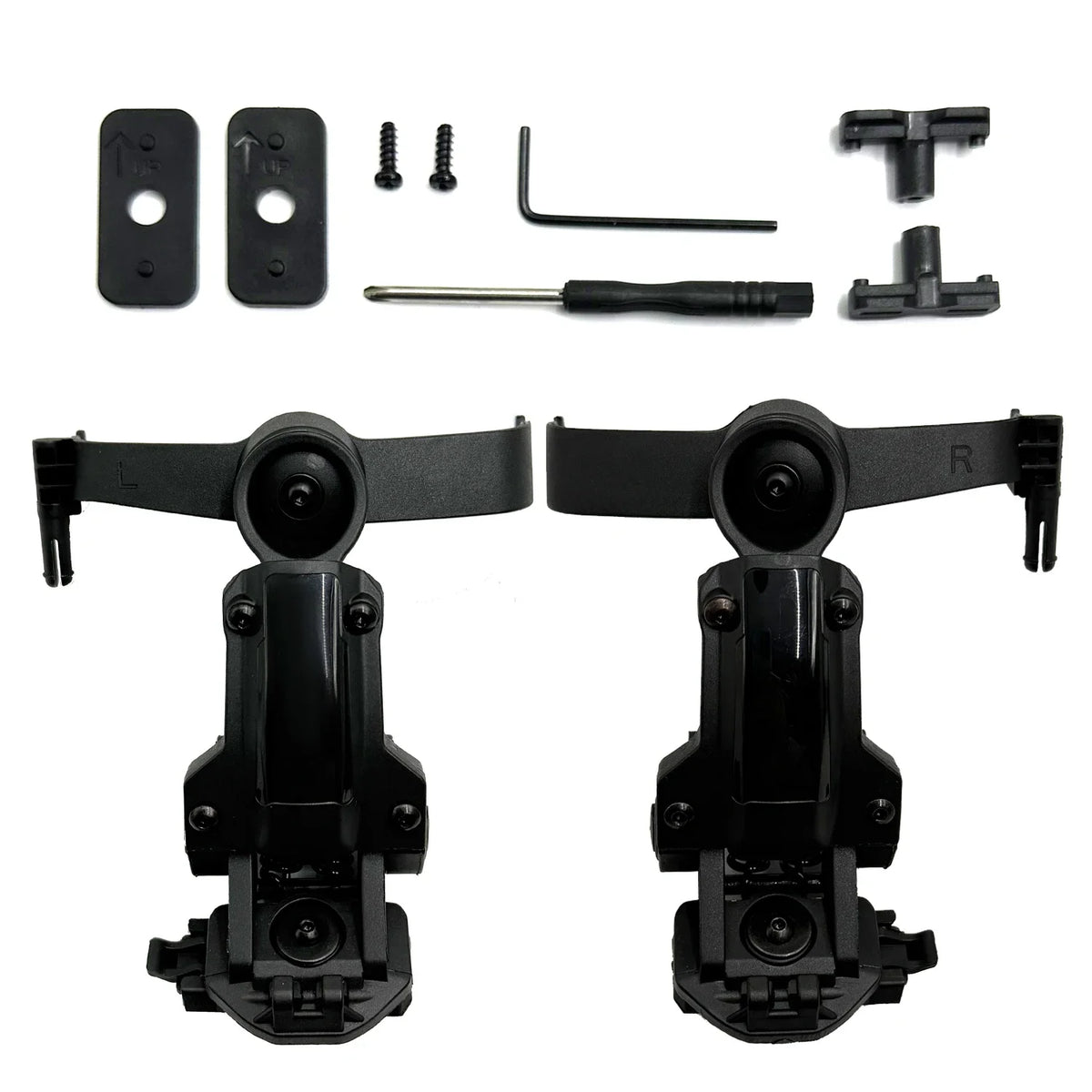 Tactical Helmet OPS CORE ARC/Wendy M-LOK Rail Adapter Helmet Mount is Suitable for Tactical COMTAC II III Shooting Headset