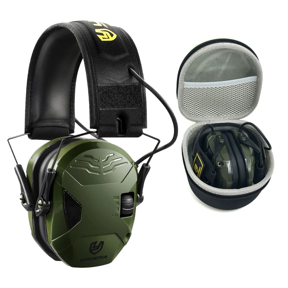 Earmuffs Headphones for Shooting Electronic Hearing protection Ear protect Noise Reduction active hunting Earmuffs with case