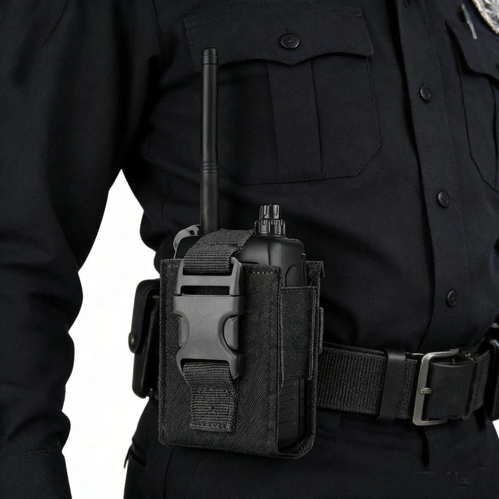 Tactical Walkie Talkie Pouch Oxford Molle Radio Pouch Holder Pocket Portable Outdoor Hunting Sports Waist Bag Interphone Holster