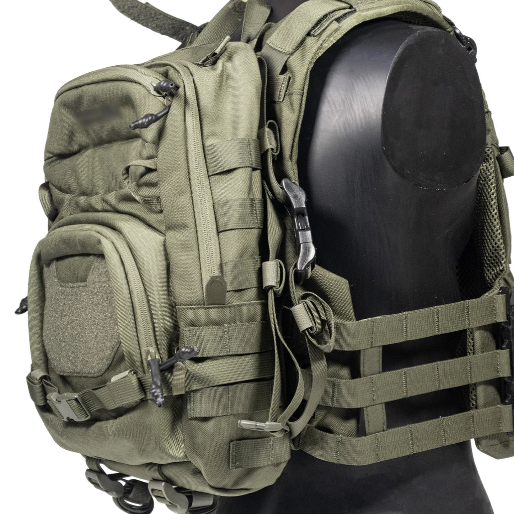 15L Tactical Backpack MOLLE Hydration Compatible 1000D Nylon Waterproof Daypack EDC Outdoor Hiking