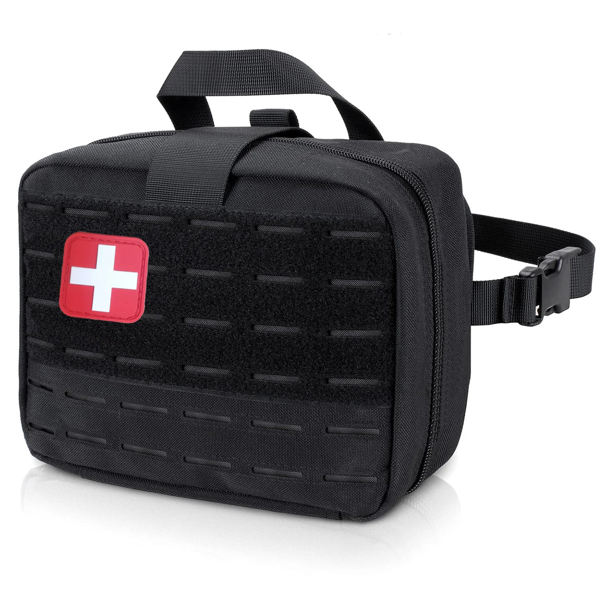 1000D Tactical Molle Medical Pouch Large Capacity IFAK Pouch with Detachable Quick Release And Headrest Mount for Outdoor Eme