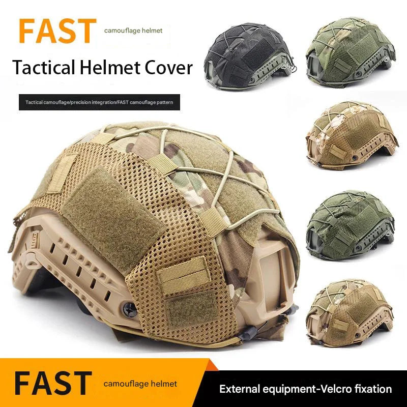 1PCS Tactical Helmet Cover for Fast MH PJ BJ Helmet Airsoft Paintball Helmet Cover Accessories Cycling Net