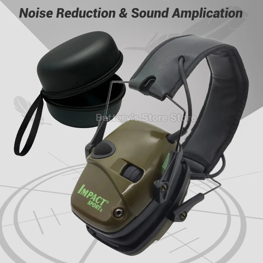 NRR22db Outdoor Tactical Electronic Shooting Earmuff Antinoise Headphone Sound Amplification Hearing Protection Headset Foldable