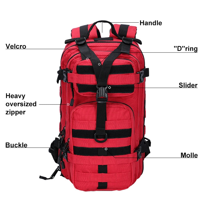 30L Backpacks Outdoor Waterproof Travel Bag Tactical Backpack Camping Bags For Hiking Trekking Fishing Hunting
