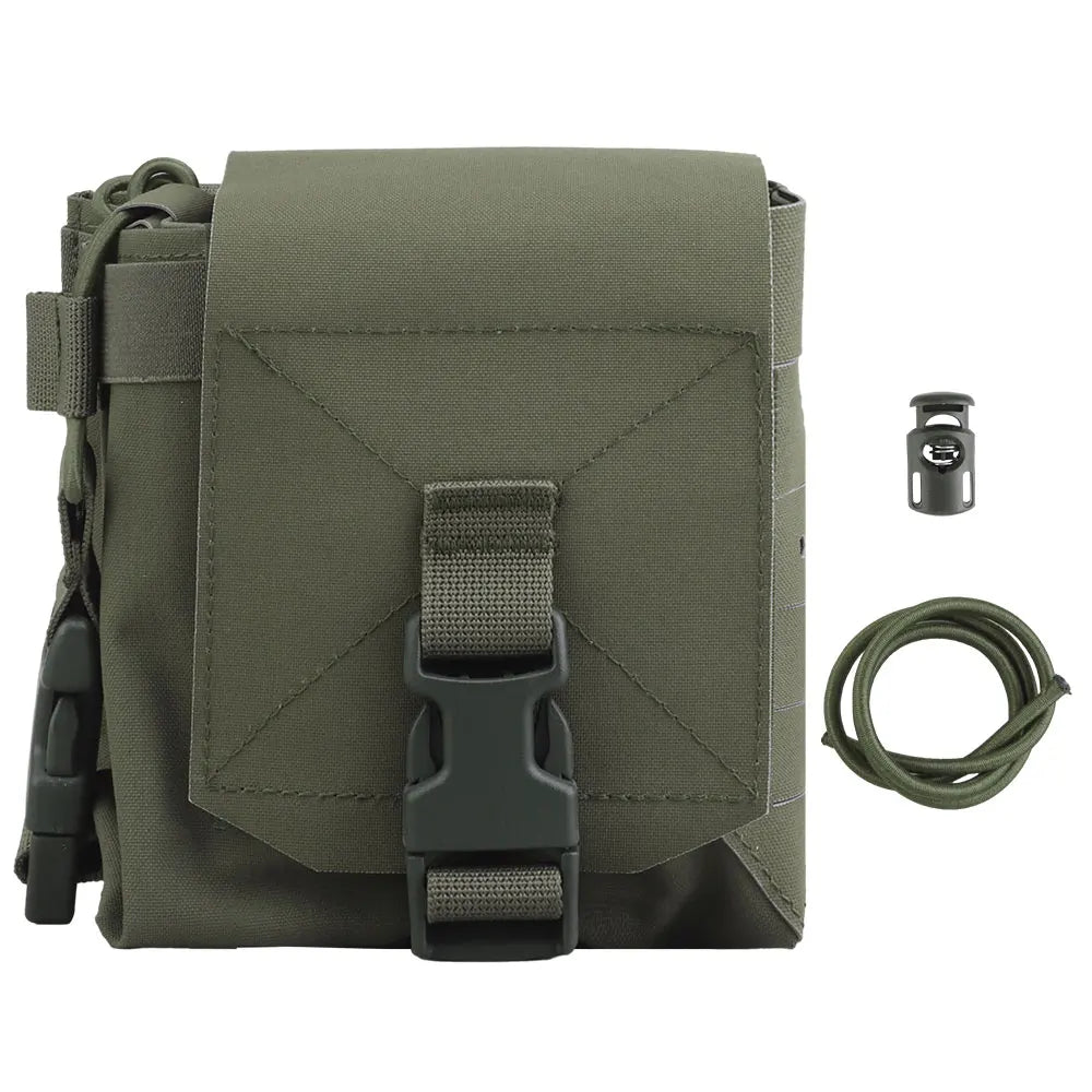 OPHIDIAN Hunting Vest Plate Carrier Sub Pouch MOLLE Belt Magazine Pouch for Night Vision Radio Walkie Talkie Headset First Aid T