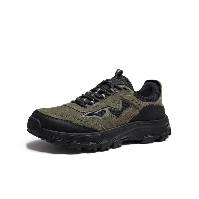 Golden Camel Men's Hiking Shoes Suede Leather Outdoor Shoes Non-slip Wear-resistant Trekking Walking Hunting Tactical Sneakers