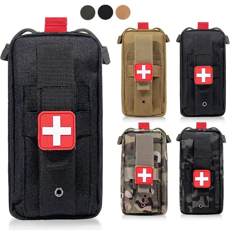 Molle Medical Pouch Tourniquet Holder Tactical First Aid Pouch Trauma Kit Pouch Emergency EMT Med Kit for Camping Hiking