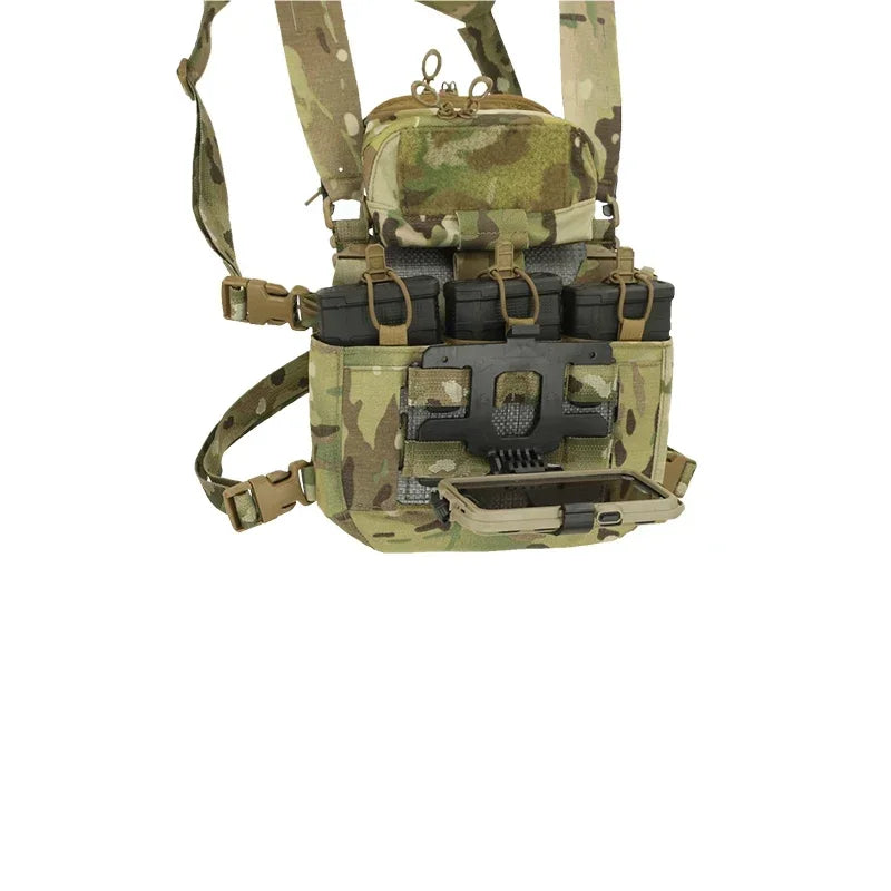 Tactical Vest Chest Hanging Plate Gear Molle Hanging Chest T Expansion Platform Hunting Vest Accessories