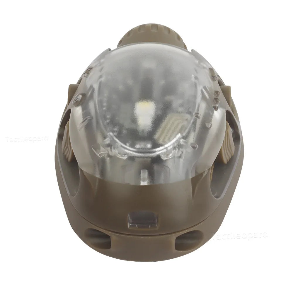 Tactical Helmet Signal Light Strobe Red/green/blue/white/ir Head Light Hunting Airsoft Fishing Auxiliary LED Flashlight Gear
