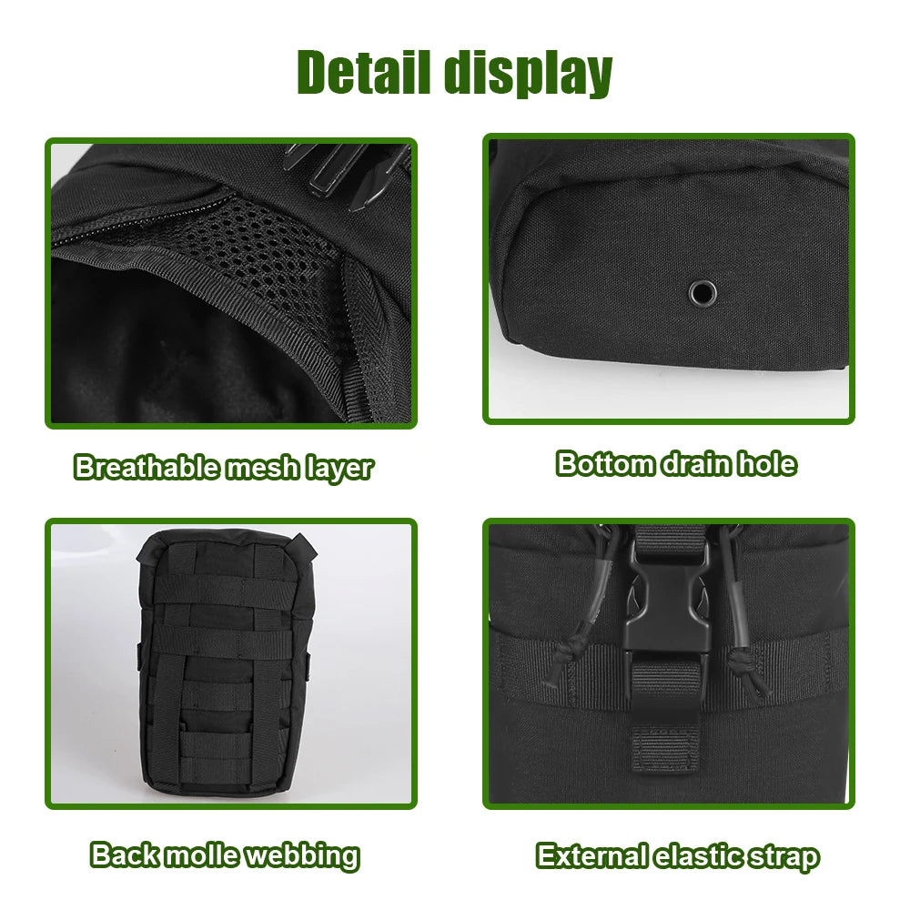 Tactical Double Magazine Holder Bag Insert Modular Organizer Backpack Vest Chest Rig EDC Inner Separation Holder Insert Panel
