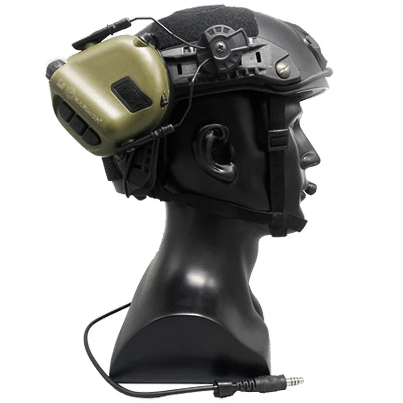 EARMOR M32H MOD4 Helmet Earphones Electronic Shooting Earmuffs ARC Rail Adapter Aviation Communication Helmet Earmuffs