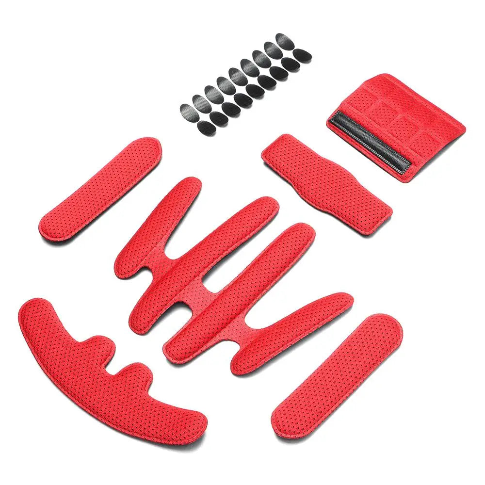 24Pcs/set Helmet Inner Padding Kits Sealed Sponge Replacement Motorcycle Bicycle Cycling Universal Foam Protection Pads Set