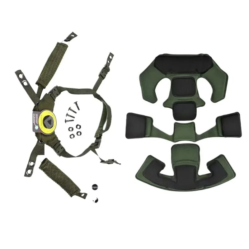 Tactical Helmet with Comfort Liner and Adjustable Suspension System Compatible with Wendy Tactical Helmet Lined Fast