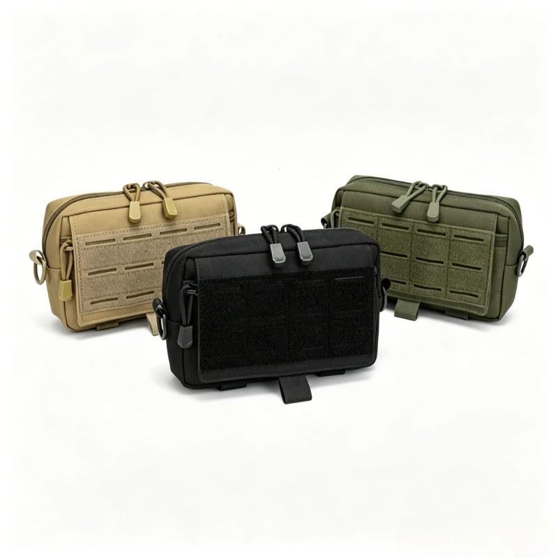 Outdoor EDC Molle Tactical Pouch Molle Pack Compact Utility Pouches Waist Belt Bag Medical Bags Tools Pouch Hunting Accessories