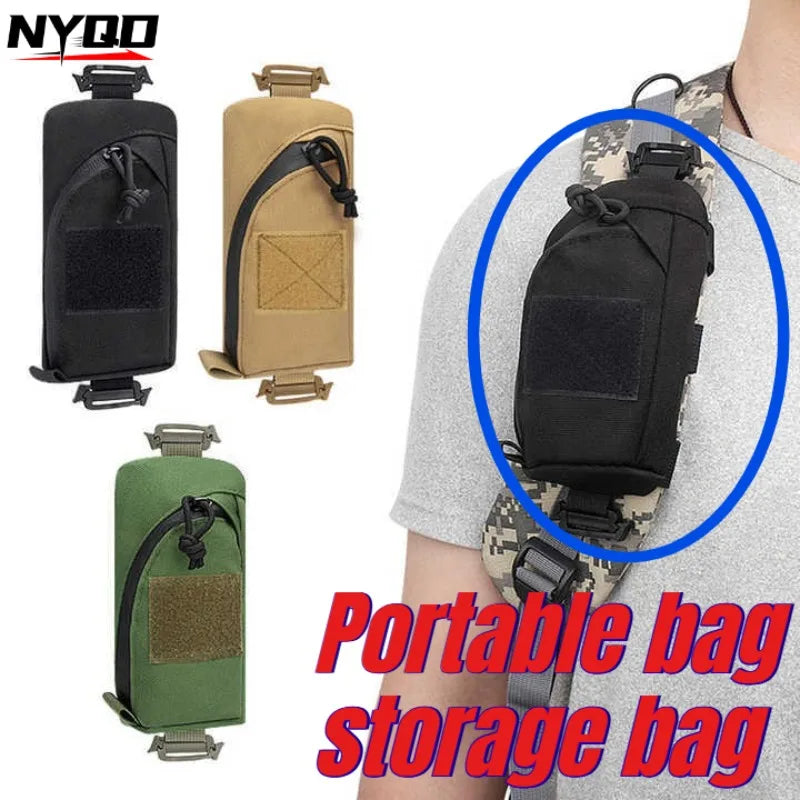 Outdoor Multifunctional Shoulder Strap Tactical Accessories Bag Portable Outdoor Hiking Storage Bag Mountaineering Hang Bag