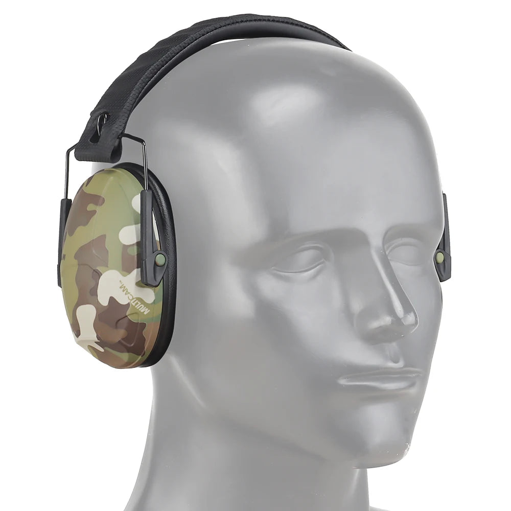 Tactical IPSC SHooter Noise Reduction Headset Cancelling Earmuff Anti-noise Headphone Hearing Foldable Ear Protector Gear