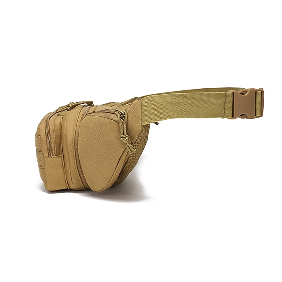 Outdoor multifunctional waist bag, large capacity, lightweight, running sports crossbody bag
