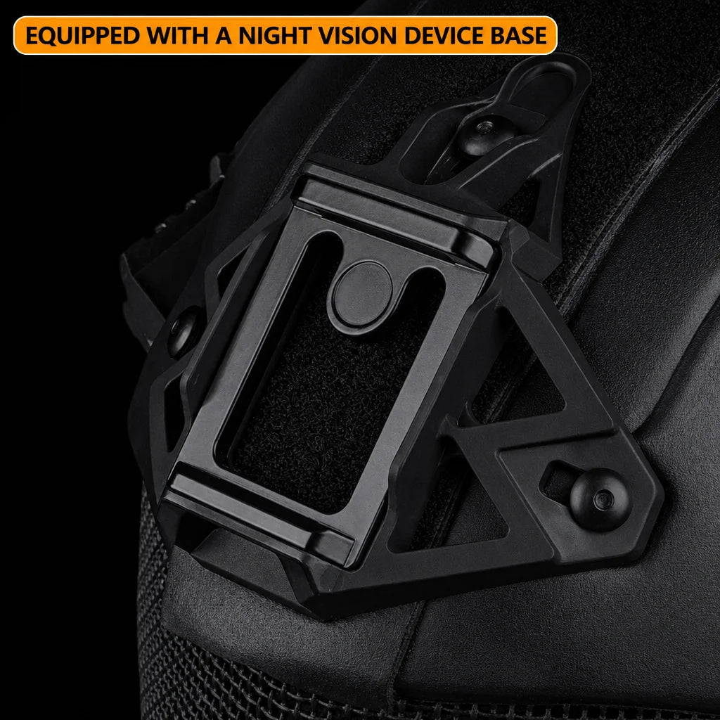 W23 Full Protection Tactical Helmet Breathable Steel Mesh CS Helmet with Adjustable Clasp Hunting Accessories