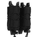 .45 9mm Double Magazine Pouch  for Airsoft AR15 AR10 M4 M16 Tactical Molle Double-Layer Mag Pouches Universal Cartridge Holder