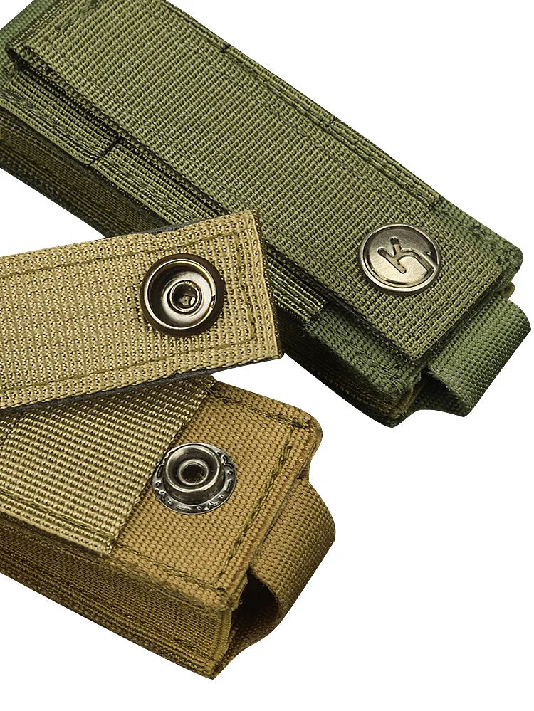 9MM Tactical Magazine Pouch 45APC 1000D Pullable Quick-pull Sleeve Pistol Mag Bag Holster Multi-functional Molle Accessory Bag