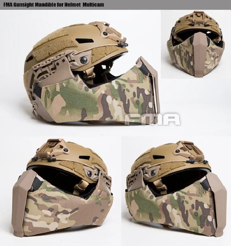 Outdoor Sports - FAST Helmet Rail Special Protective Face Mask For Face Protection