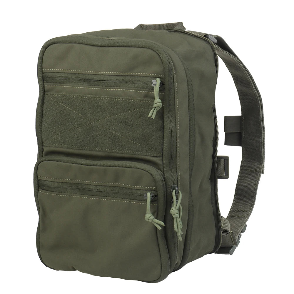 Tactical Backpack Panel Hydration Bag Medical Pouch for Airsoft Molle Vest Plate Carrier Chest Rig Back Pack Foldable/Expandabl