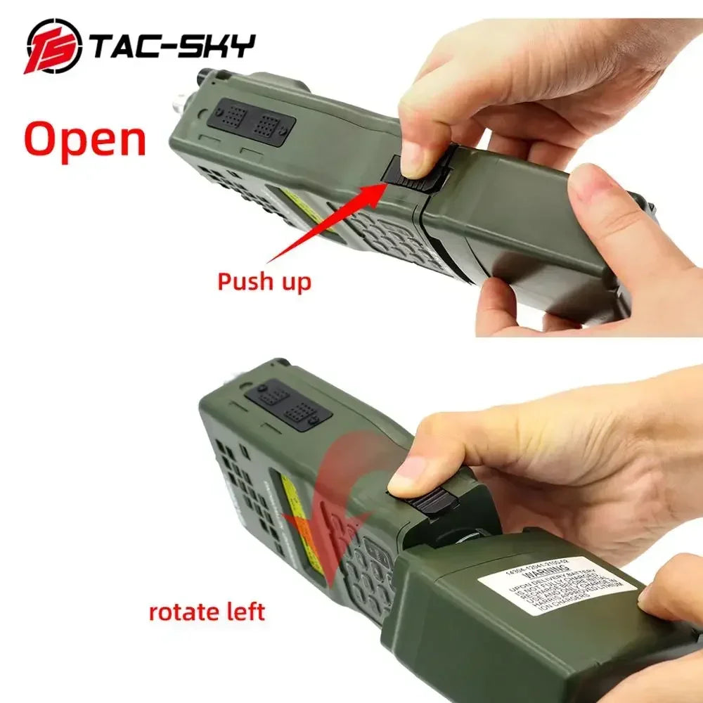 TS TAC-SKY AN / PRC 152 Virtual Walkie-talkie Model (no Functionality)  PRC152 Box for Tactical U94 6pin Ptt for Baofeng Radio