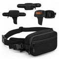 Tactical Waist Fanny Pack Concealed Carry Pistol Gun Bag Anti-Theft Hidden Gun Hip Bag Crossbody EDC Tool Bag for Hunting Hiking