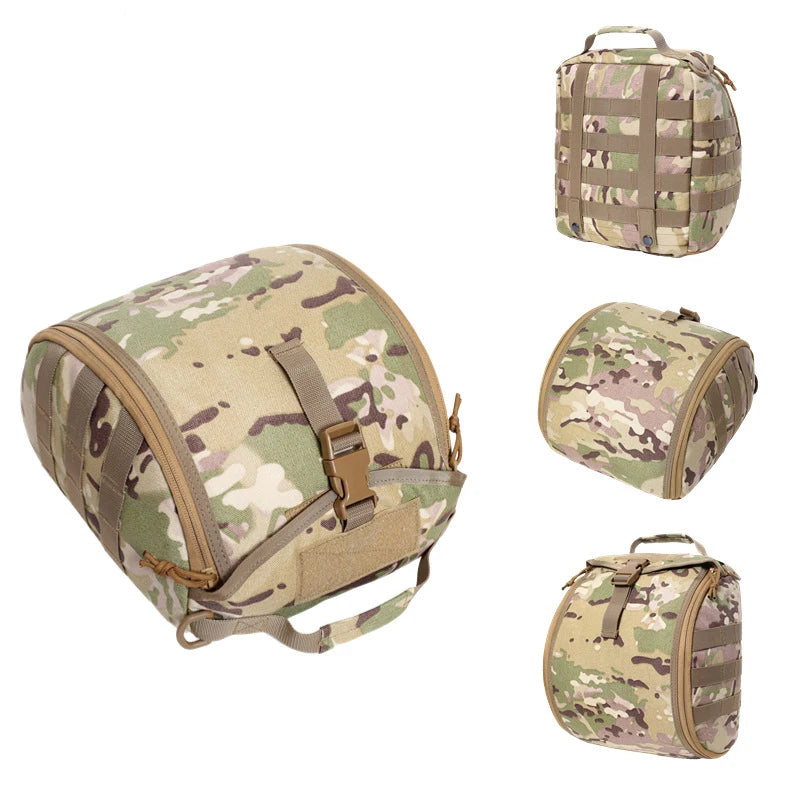 Tactical Helmet Bag Airsoft Anti-virus Carrier Mask Bag Outdoor Storage Molle Bag For Fast MICH Wendy Helmet