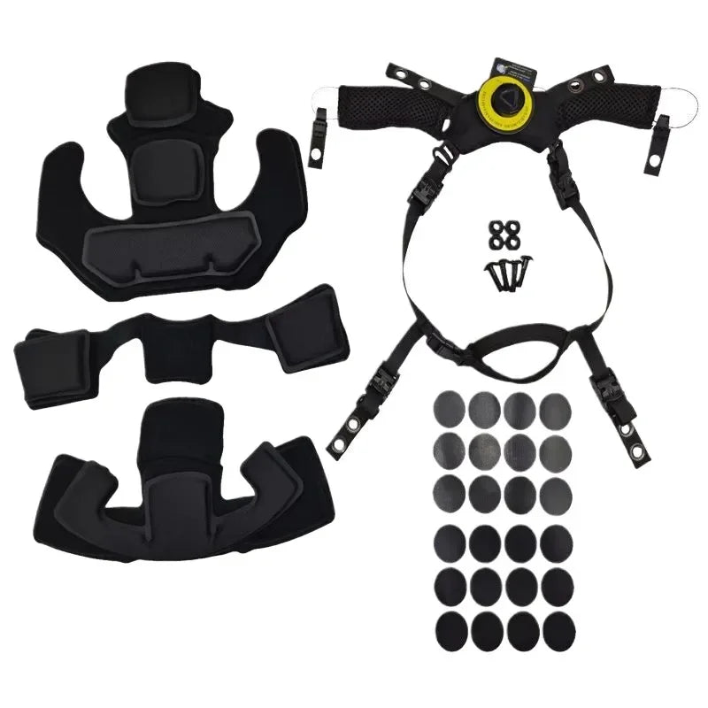 Tactical Helmet with Comfort Liner and Adjustable Suspension System Compatible with Wendy Tactical Helmet Lined Fast