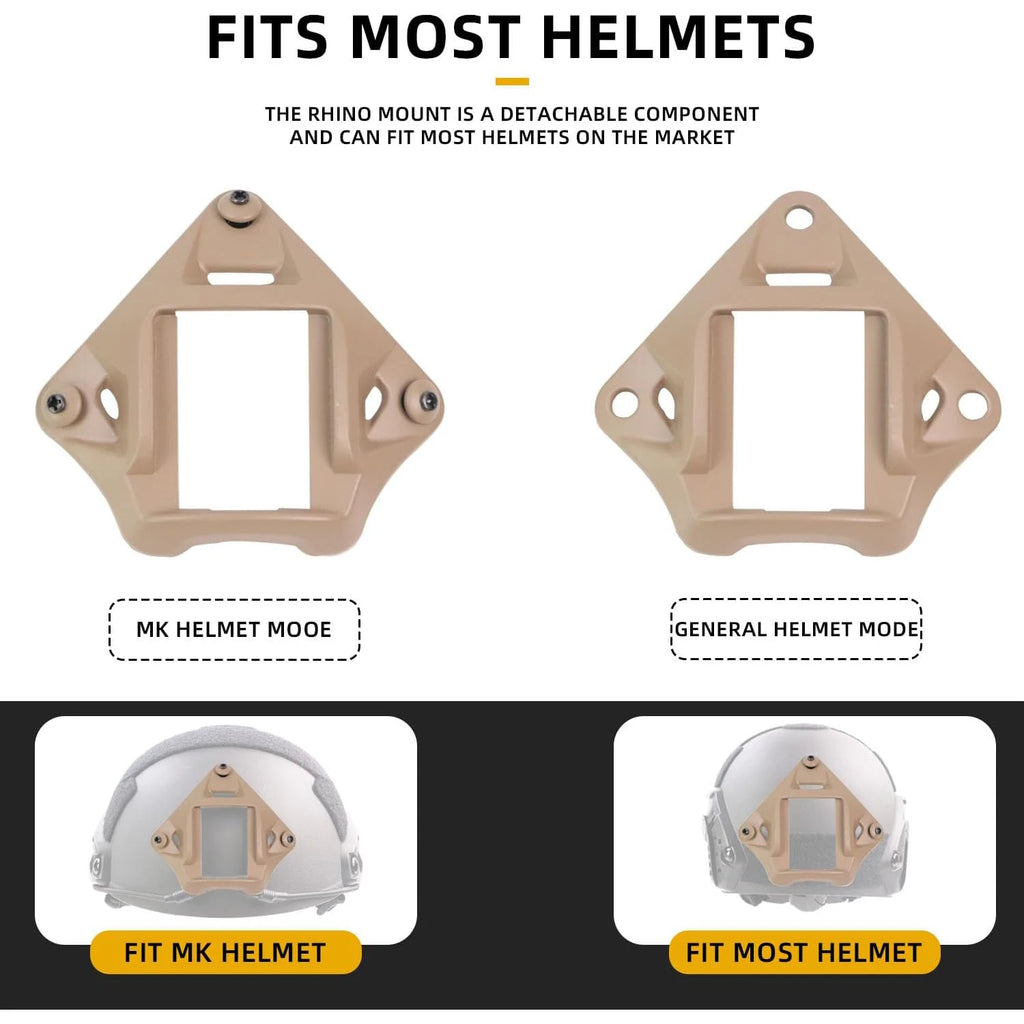 BOOIU Tactical Helmet Base Adapter Fits FAST/MICH/NVG Helmet Mounting Bracket Quick Tactical Helmet Base Helmet Accessories