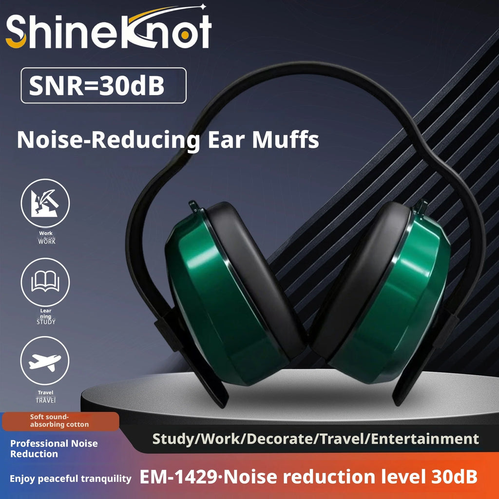 SHINEKNOT Noise Reducing Earmuffs For Sleep Dormitory Learning Headphones Industrial Noise Reducing Earmuffs