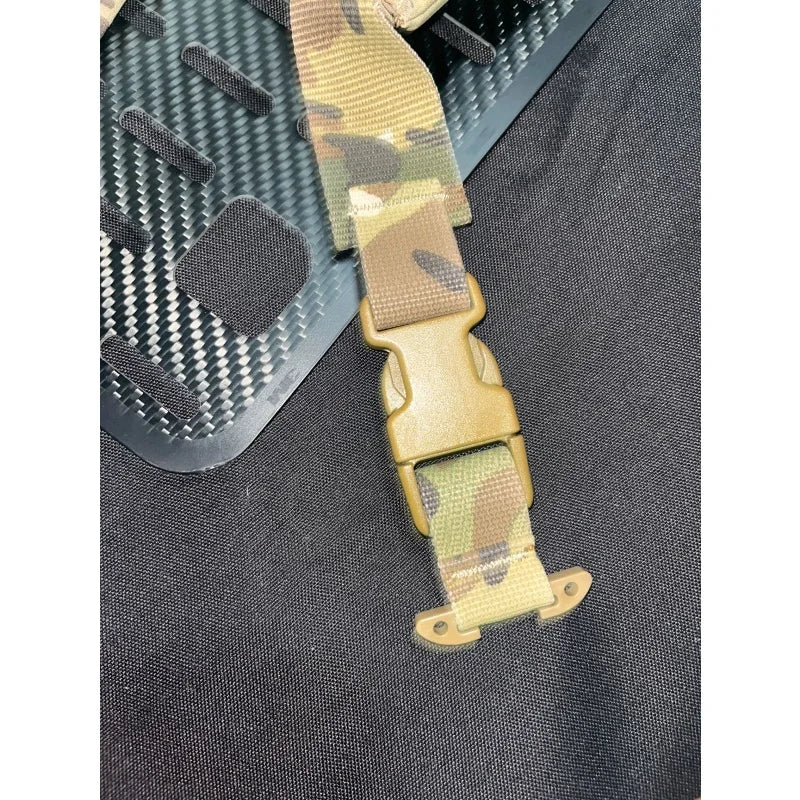 Tactical Carbon Fiber Quick Release Backboard Vest Backpack Carrier