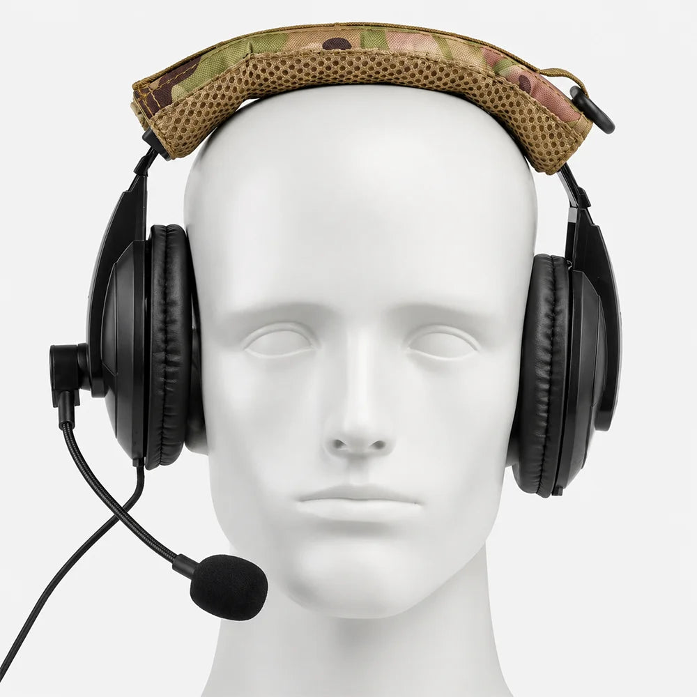 Noise Reduction Tactical Earmuff Extended Headband Hearing Protector Cover Shooting Soundproof Headset Ear Pad Accessories