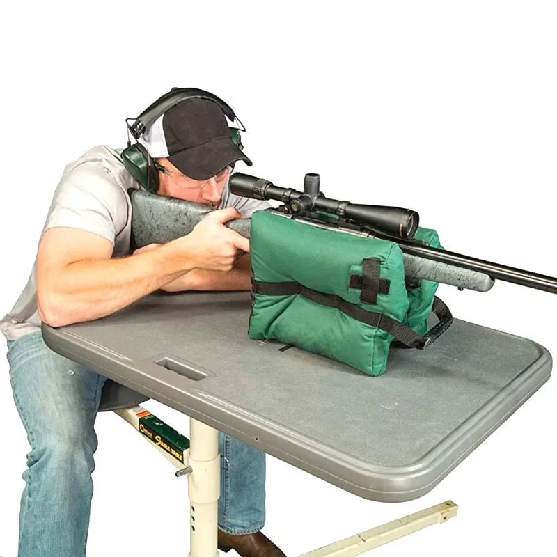 Shooting Rest Bag Durable Oxford Cloth Un-filled Sand Bags Portable Aiming Bench Stand for Rifles/Sniper/Hunting/Target Sports