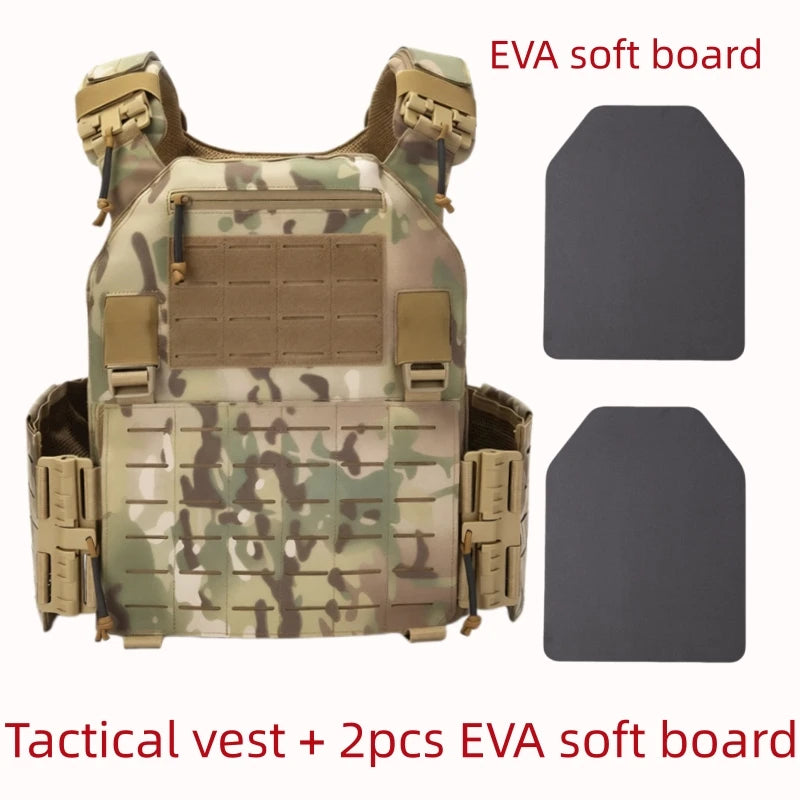 Quick disassembly multi-functional vest, outdoor training suit, CS protective suit, wilderness hunting safety vest